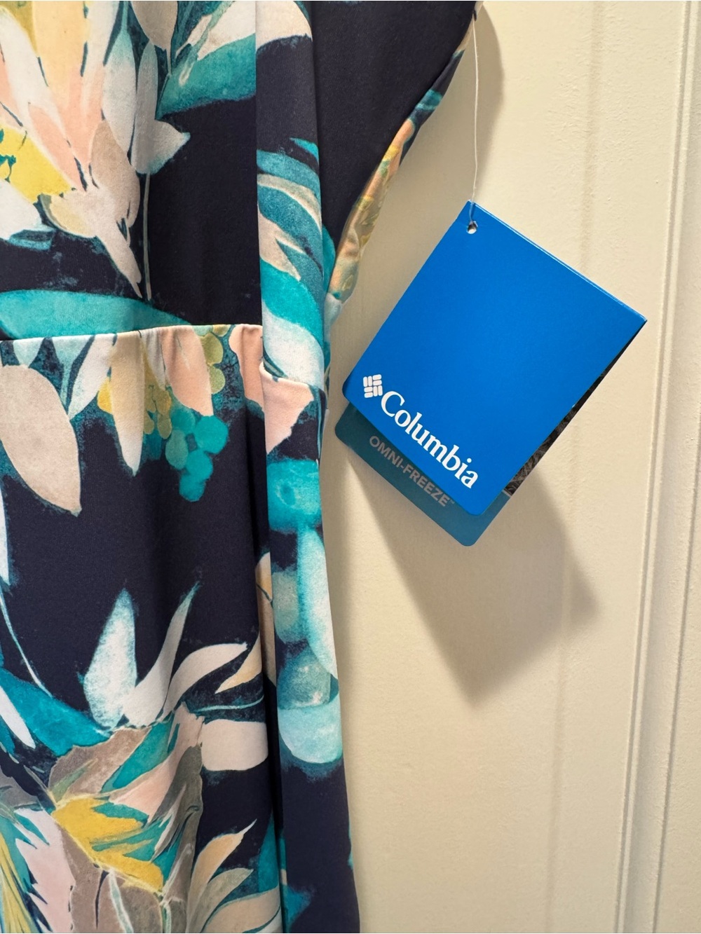 Columbia Navy Floral Racerback Sundress - Picture 3 of 4